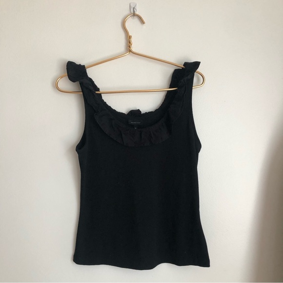 Who What Wear Black Ribbed Tank Top - Picture 8 of 10